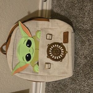 Loungefly Mandolorian The Child Canvas Mini Backpack